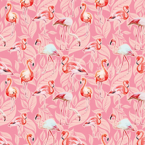 Fancy Flamingos - Adhesive Vinyl 12x12 Sheets- 14 Design Options