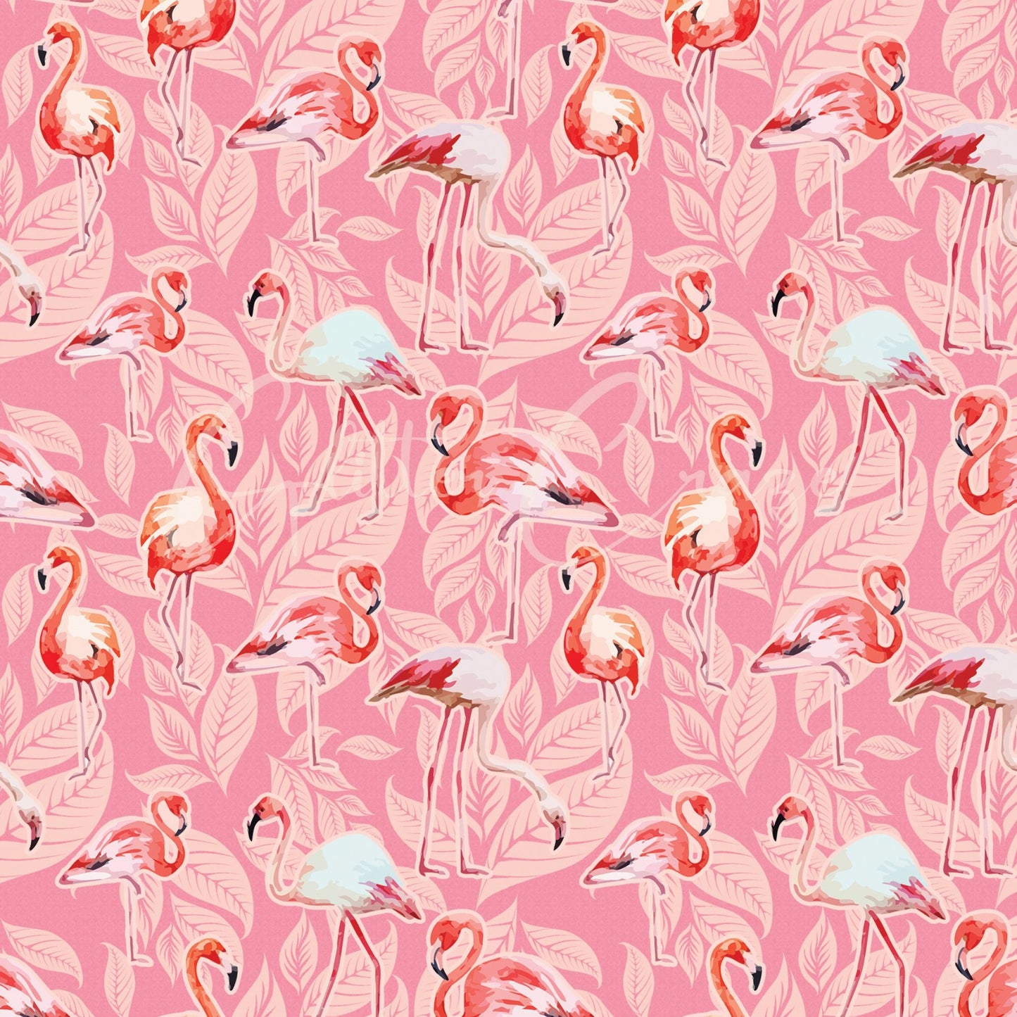 Fancy Flamingos - Adhesive Vinyl 12x12 Sheets- 14 Design Options