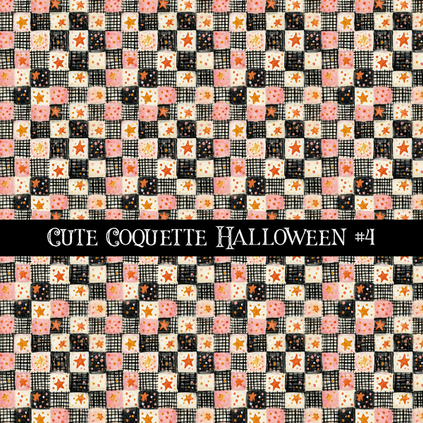 Cute coquette Halloween collection- 12x12 vinyl sheets 15 designs available
