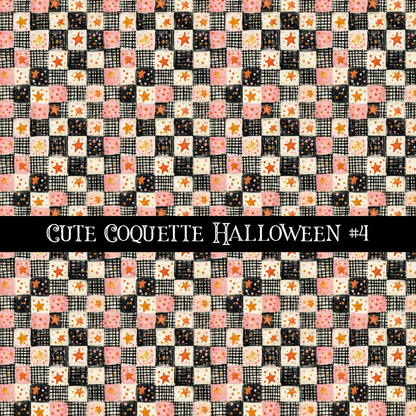 Cute coquette Halloween collection- 12x12 vinyl sheets 15 designs available