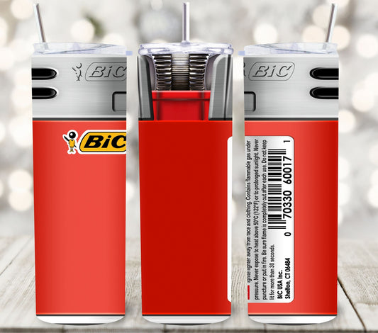 Light My Bic - Adhesive Vinyl Wrap - 4 Color Options