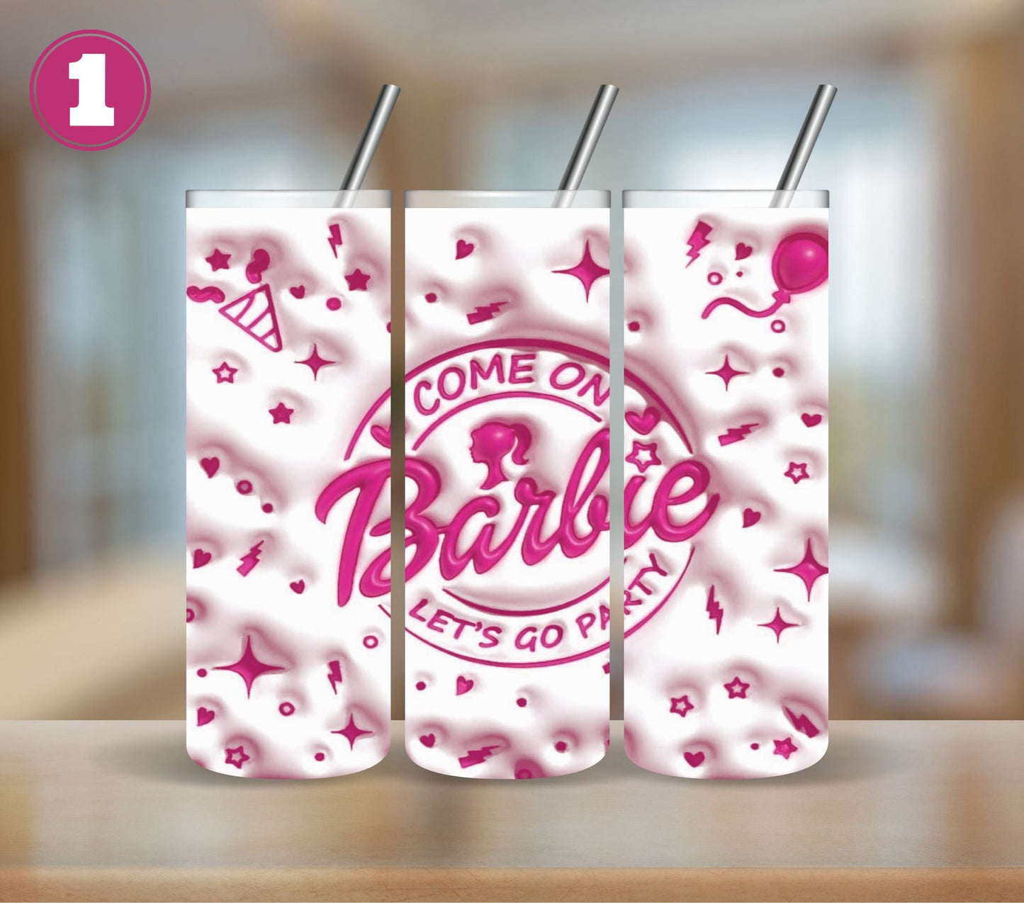 Barbie - Adhesive Vinyl Wrap - 8 Designs