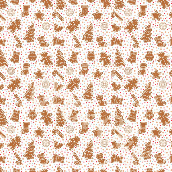 Gingerbread - Adhesive Vinyl Wrap 12x12 Sheets
