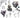 Skulls and flowers - UV DTF Decal sheets- 3 Designs