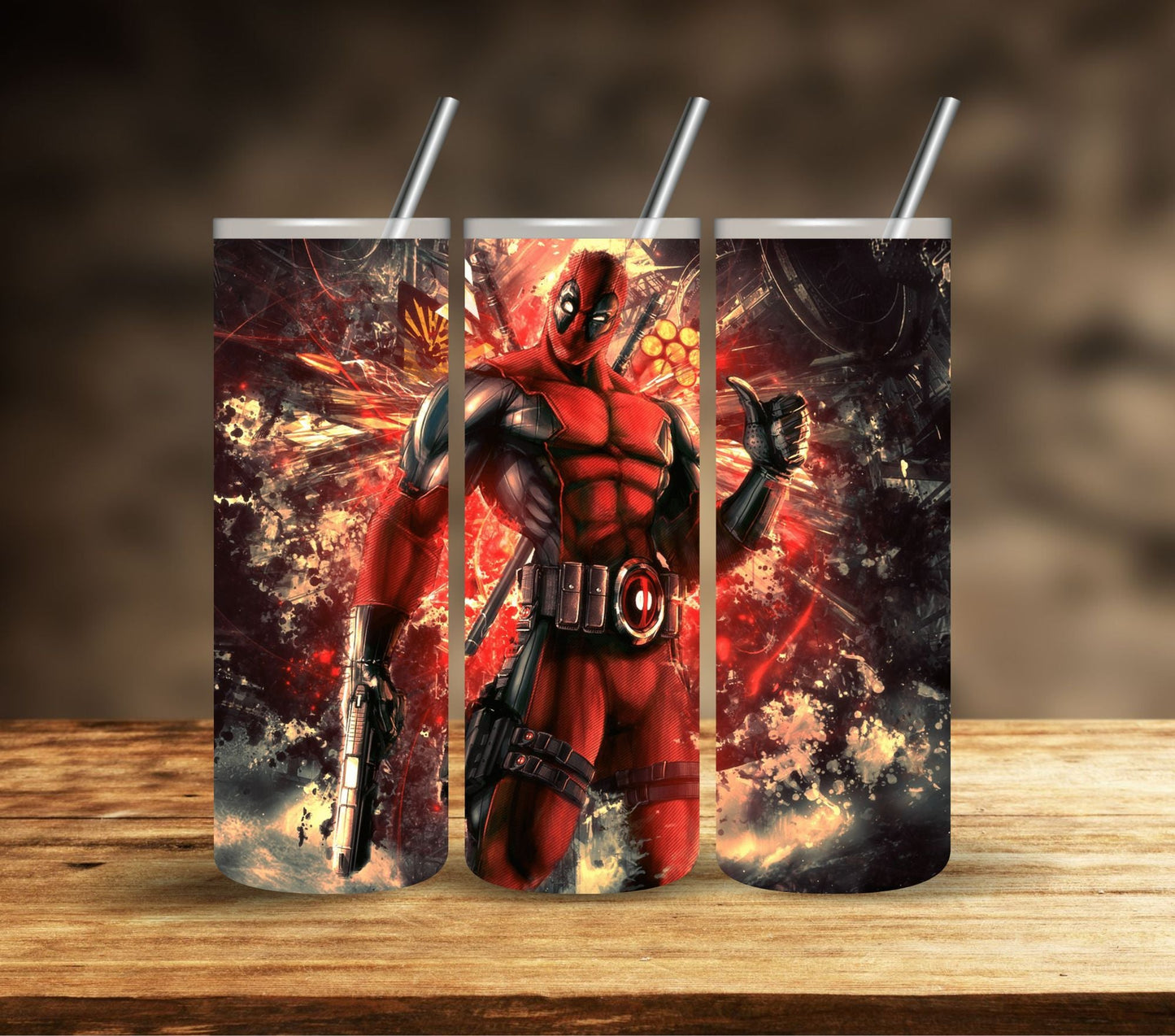 Deadpool - Adhesive Vinyl Wrap - 2 Designs