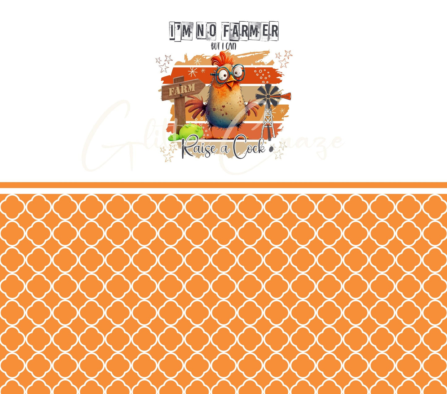 I'm no farmer - Adhesive Vinyl Wrap- 3 designs