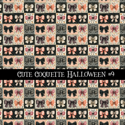 Cute coquette Halloween collection- 12x12 vinyl sheets 15 designs available