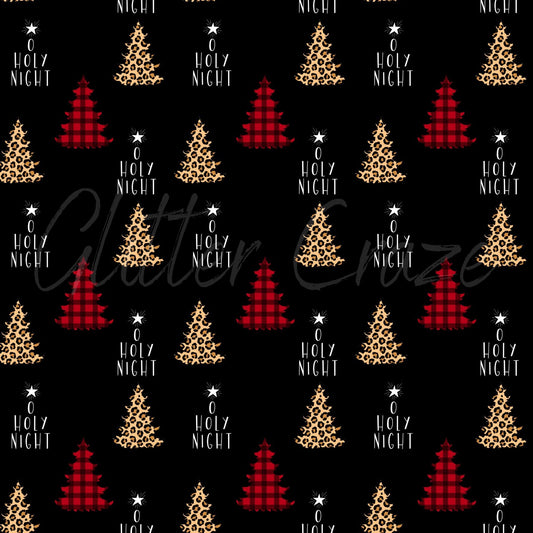 Plaid Christmas Designs - Adhesive Vinyl 12x12 Sheets