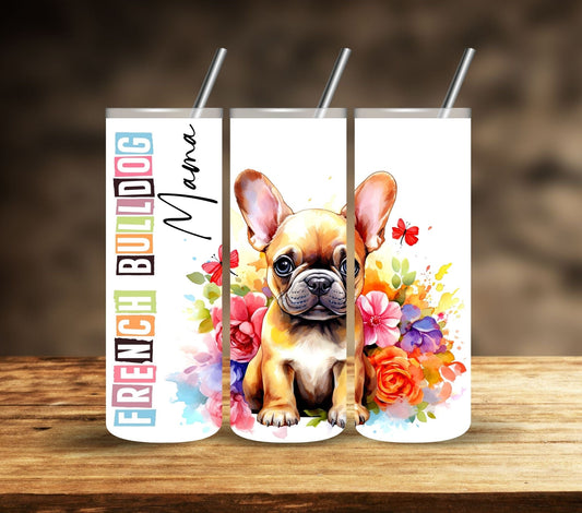 French Bulldog Mom - Adhesive Vinyl Wrap