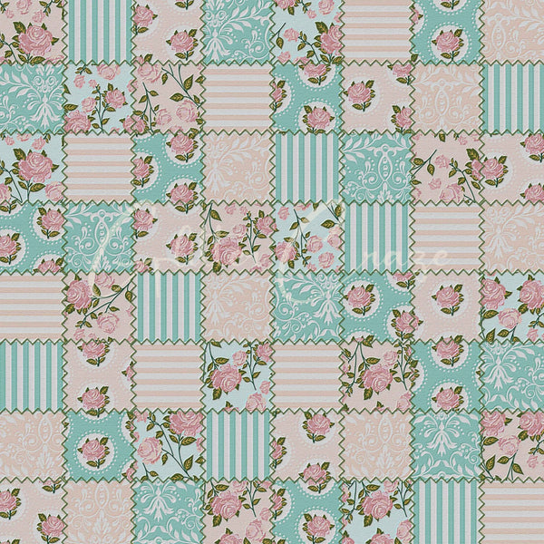 Patchwork Collection - Adhesive Vinyl 12x12 Sheets- 12 Patterns Available