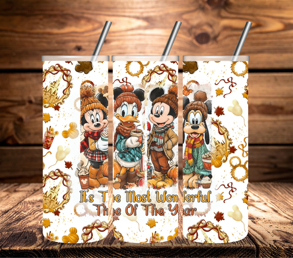 Falling for Main street -vinyl tumbler wraps
