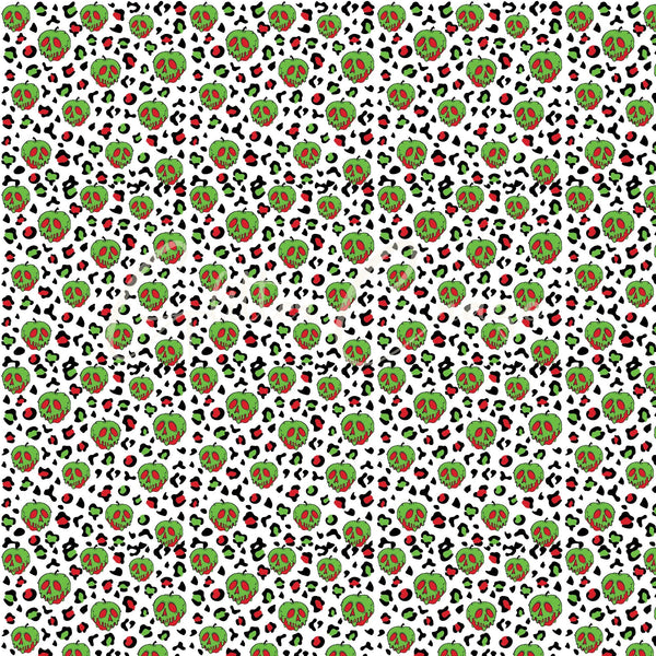 Poison Apple - Adhesive Vinyl Wrap 12x12 Sheets - 3 Desings