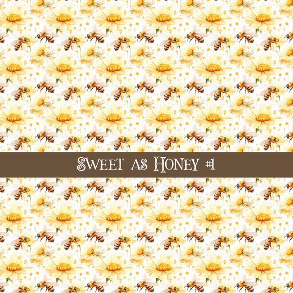 Sweet as Honey - vinyl sheets 10 (Patterns to choose from)