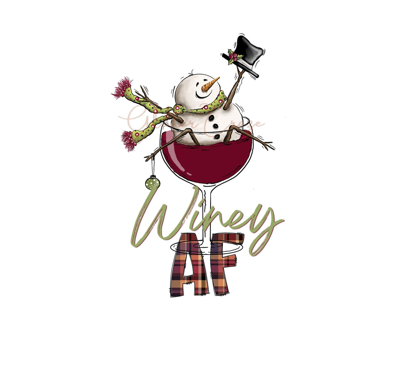 Tipsiest Snowman - UV DTF Decals