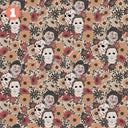 Boho Horror - Adhesive Vinyl 12x12 Sheets - 4 Designs