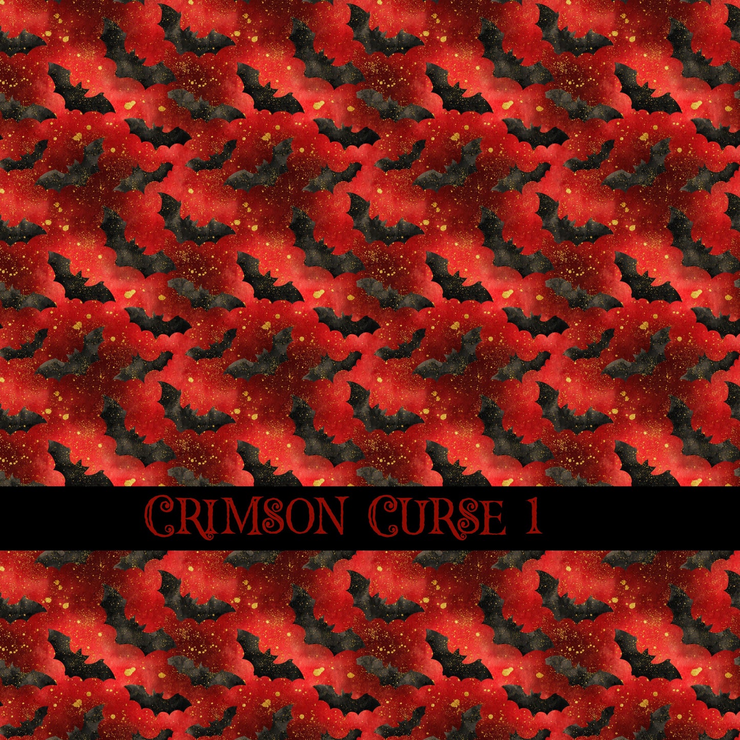 Crimson Curse Vinyl collection- 12x12 vinyl sheets-14 designs available