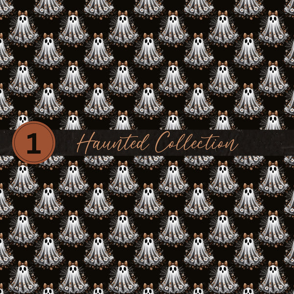 Haunted Vinyl collection- 12x12 vinyl sheets-9 designs available