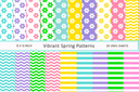 Vibrant Spring Patterns - Adhesive Vinyl 12x12 Sheets - 20 Design Options