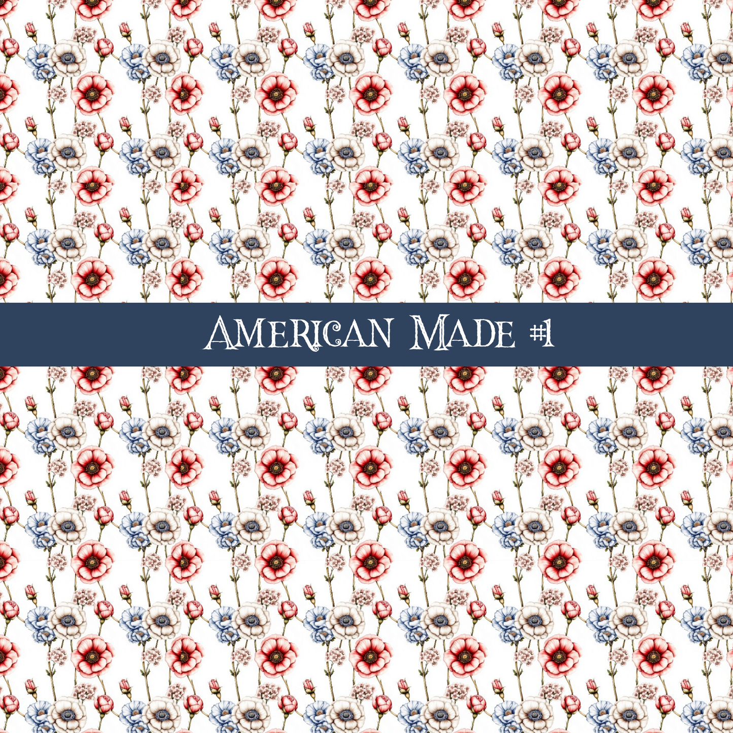 American Made- vinyl sheets 10 (Patterns to choose from)