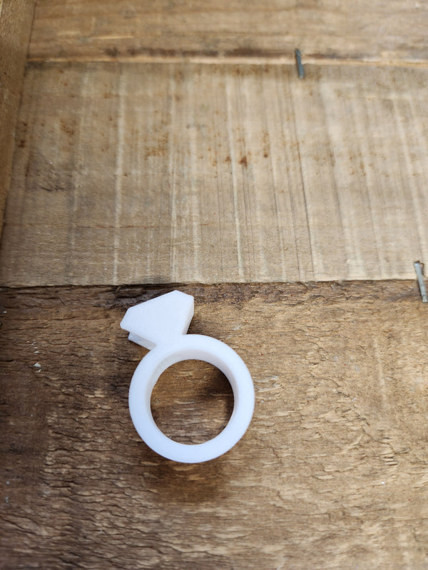 Diamond Ring - Straw Topper