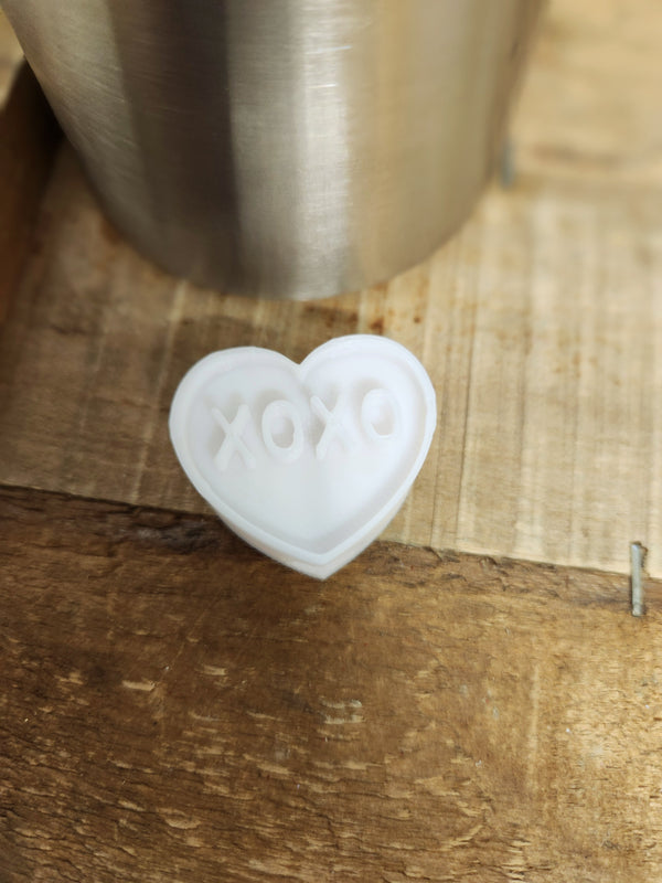Conversation Hearts - Straw Toppers