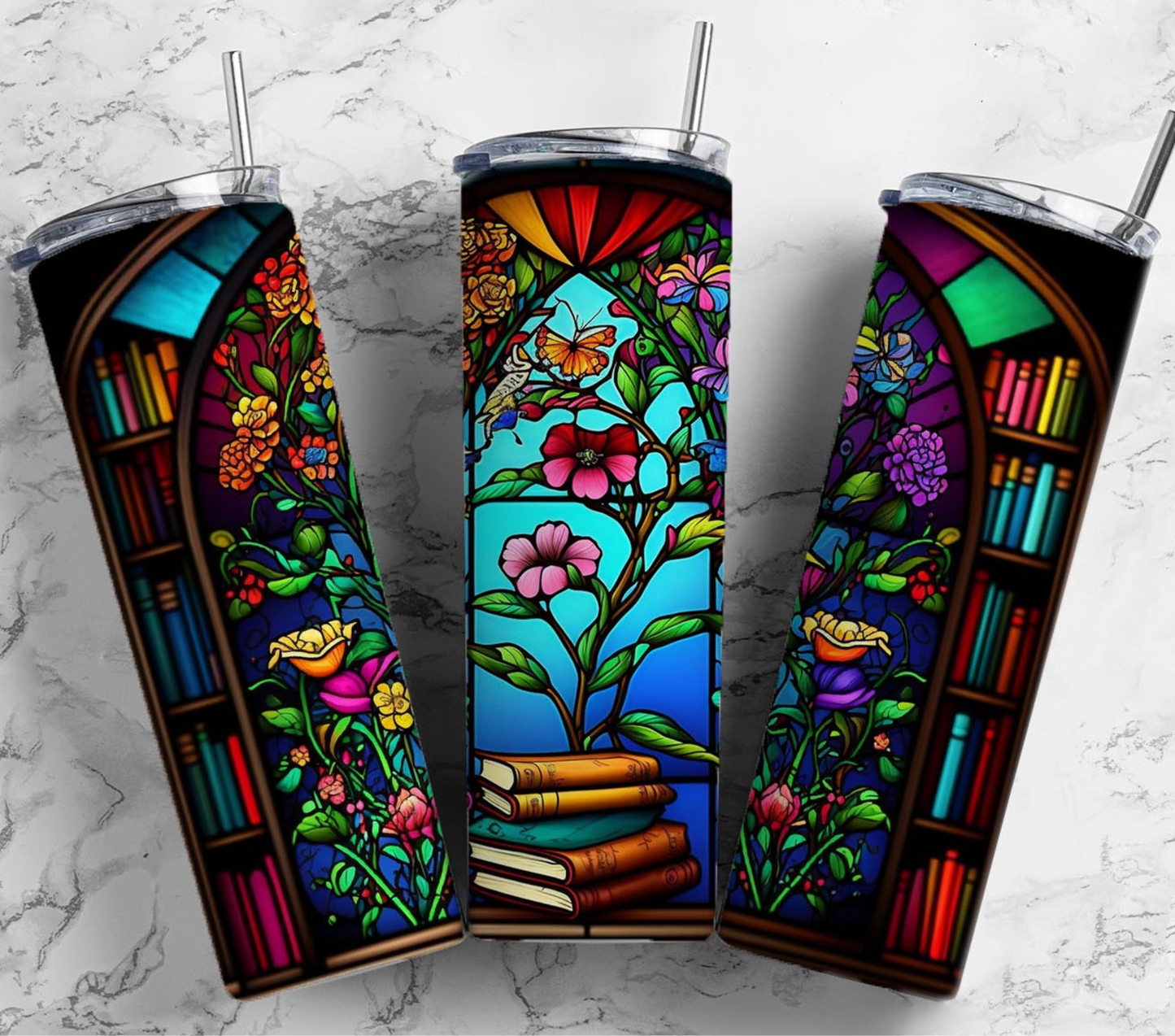 Stained Glass - Adhesive Vinyl Wraps - 30 Design Options