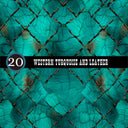 Western Turquoise and Leather Collection Vinyl collection- 12x12 vinyl sheets-20 designs available