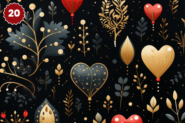 Queen of Hearts Collection - Adhesive Vinyl 12x12 Sheets - 20 Design Options