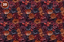 Tooled Leather Collection - Adhesive Vinyl 12x12 Sheets - 20 Design Options