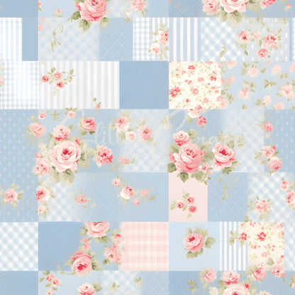 Shabby Chic - Adhesive Vinyl 12x12 Sheets - 24 Design options