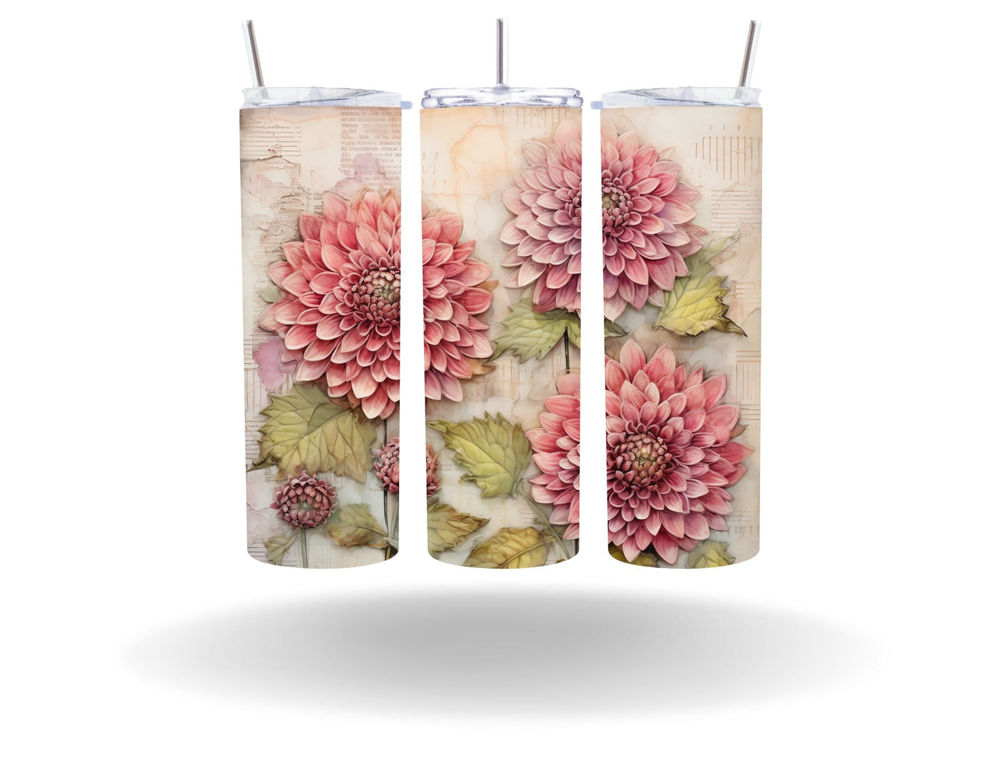 Vintage Spring Floral - Adhesive Vinyl Wrap - 50 Design Options