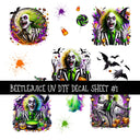 Bettlejuice UV DTF Decal sheets 3 designs available