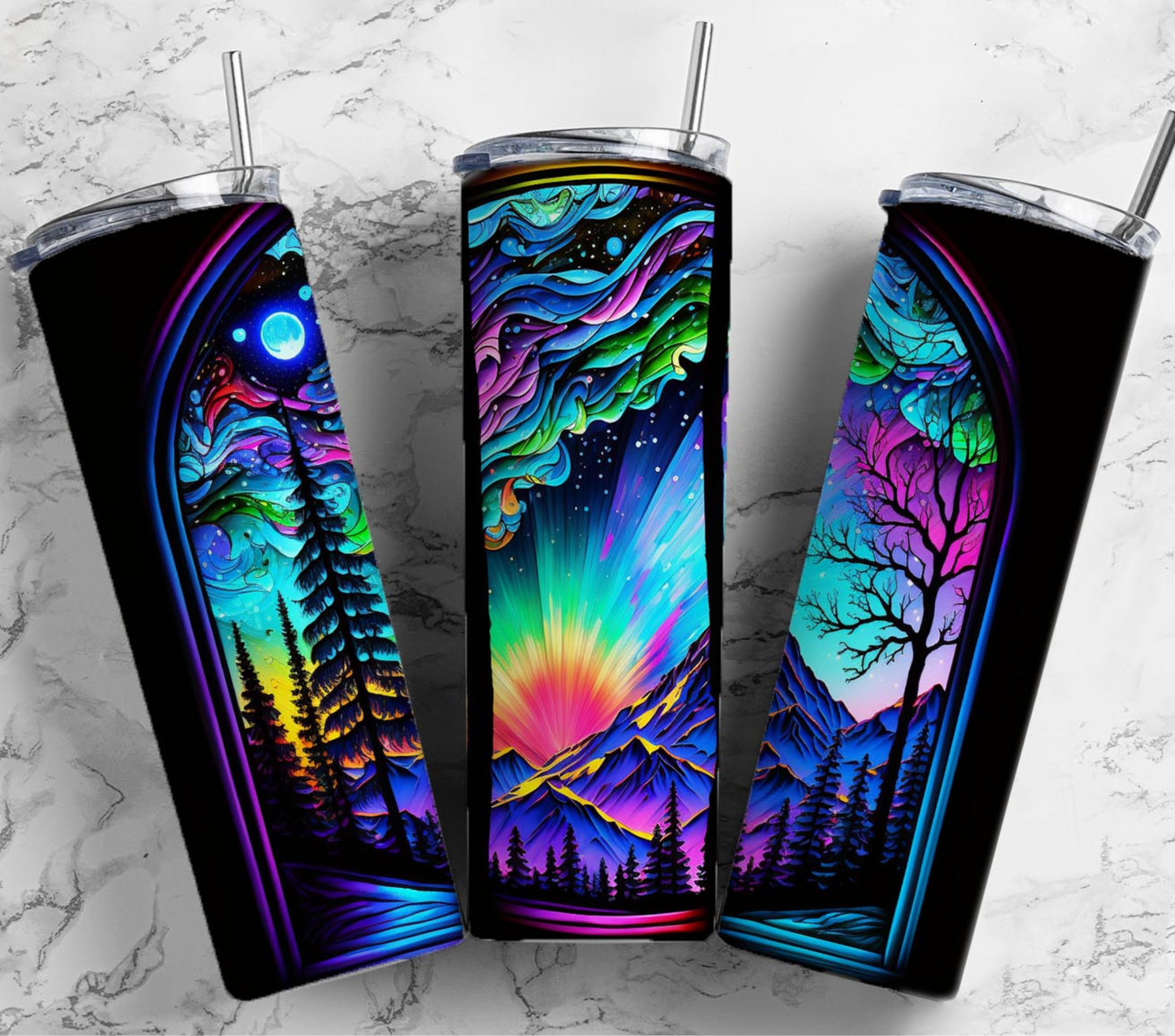 Stained Glass - Adhesive Vinyl Wraps - 30 Design Options