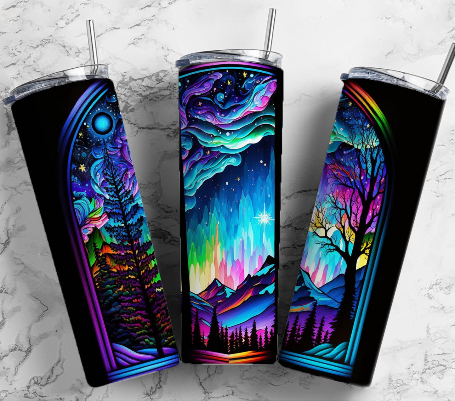 Stained Glass - Adhesive Vinyl Wraps - 30 Design Options