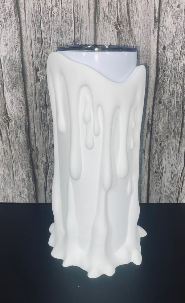 Tall Melting candle - tumbler sleeve