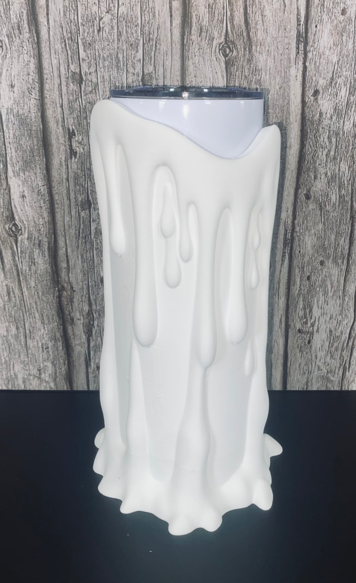 Tall Melting candle - tumbler sleeve