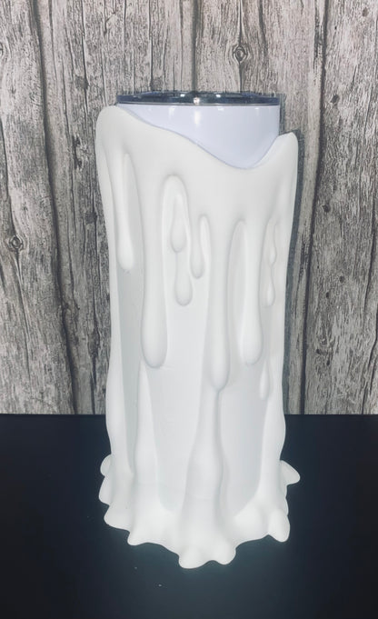 Tall Melting candle - tumbler sleeve