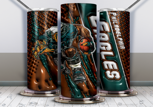 3D Football Vinyl Wraps- 32 Designs