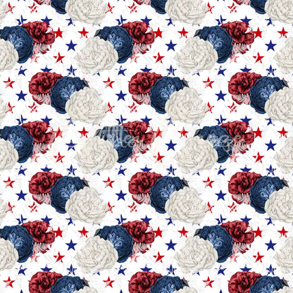 4th of July - Adhesive Vinyl 12x12 sheets - 30 patterns