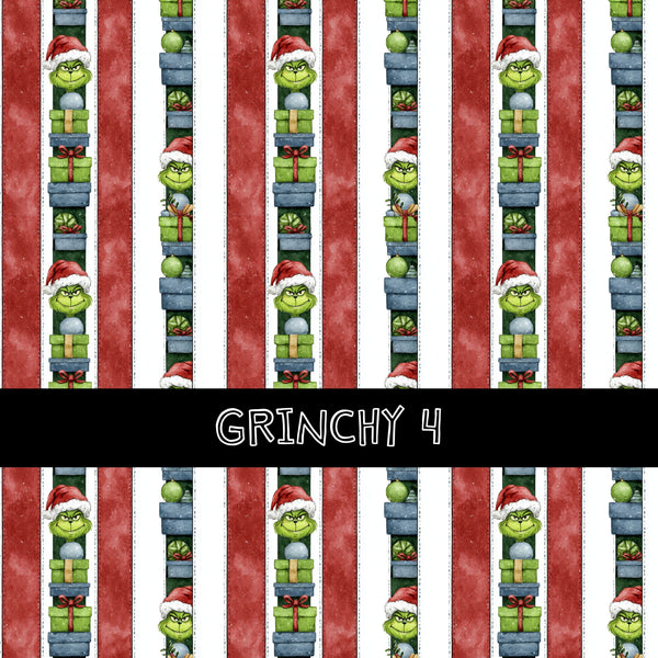 Grinchy vinyl sheets 16 designs to choose from