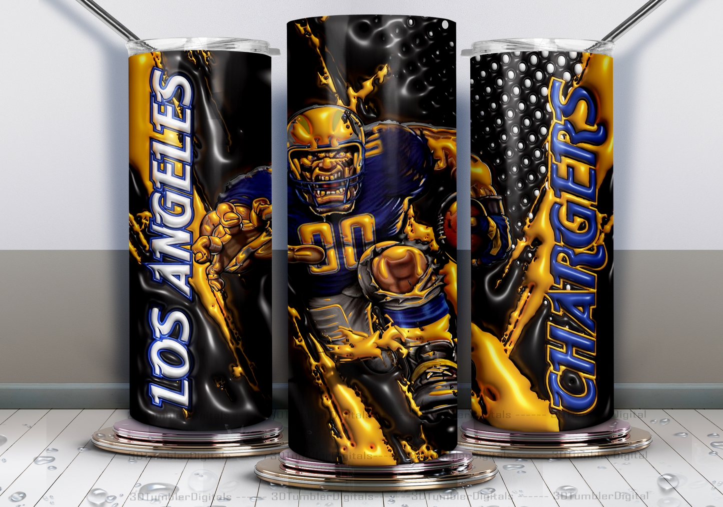 3D Football - Adhesive Vinyl Wrap - 32 Designs