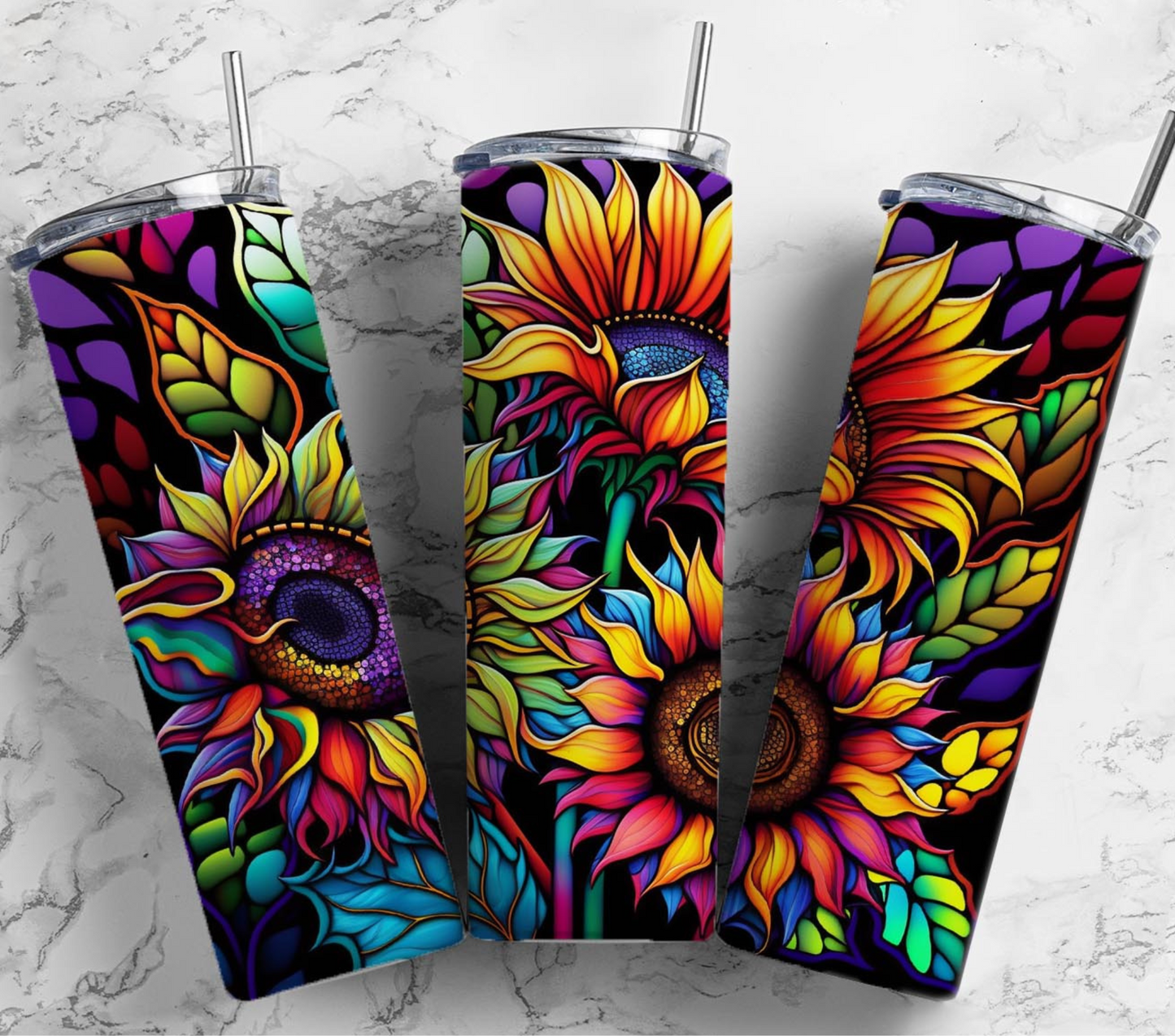 Stained Glass - Adhesive Vinyl Wraps - 30 Design Options