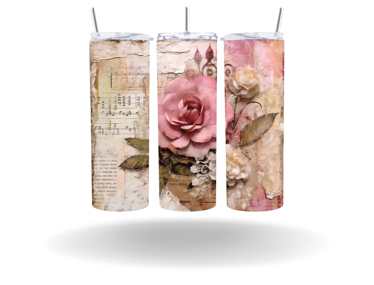 Vintage Spring Floral - Adhesive Vinyl Wrap - 50 Design Options