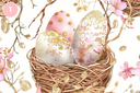 Pink and Gold Easter - Adhesive Vinyl 12x12 Sheets - 12 Design Options