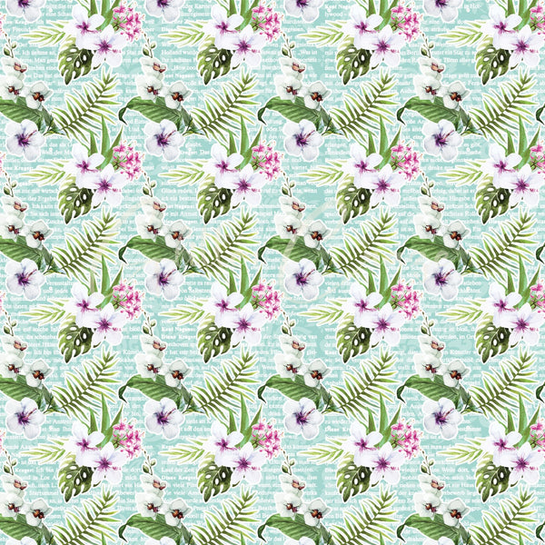 Tropical Summer - Adhesive Vinyl Sheets - 14 Design Options