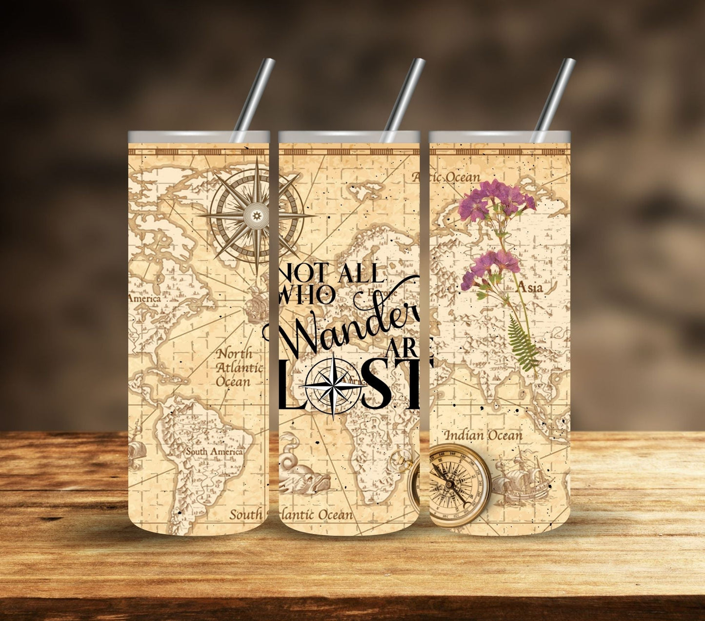 Travel - Adhesive Vinyl Wraps - 10 Design Options