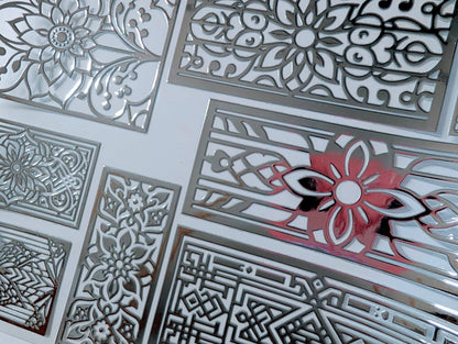 #120 Metallic Decorative Panels 6 colors