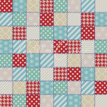 Patchwork Collection - Adhesive Vinyl 12x12 Sheets- 12 Patterns Available