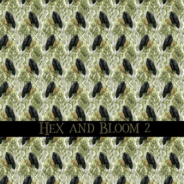 Hex and Bloom Vinyl collection- 12x12 vinyl sheets-16 designs available