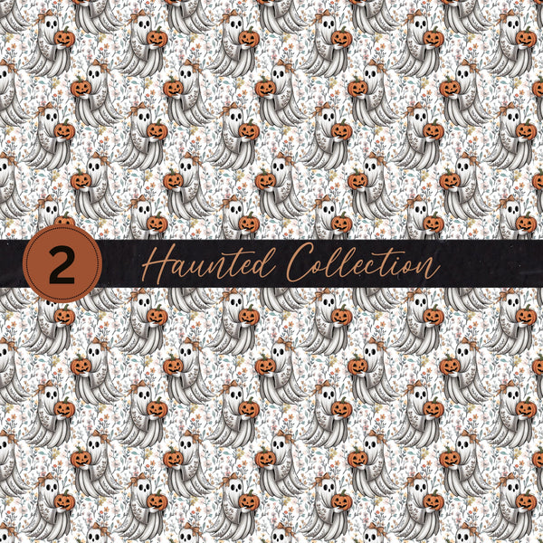 Haunted Vinyl collection- 12x12 vinyl sheets-9 designs available